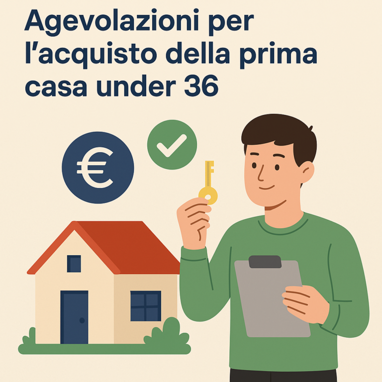 Agevolazioni per l’acquisto della prima casa under 36