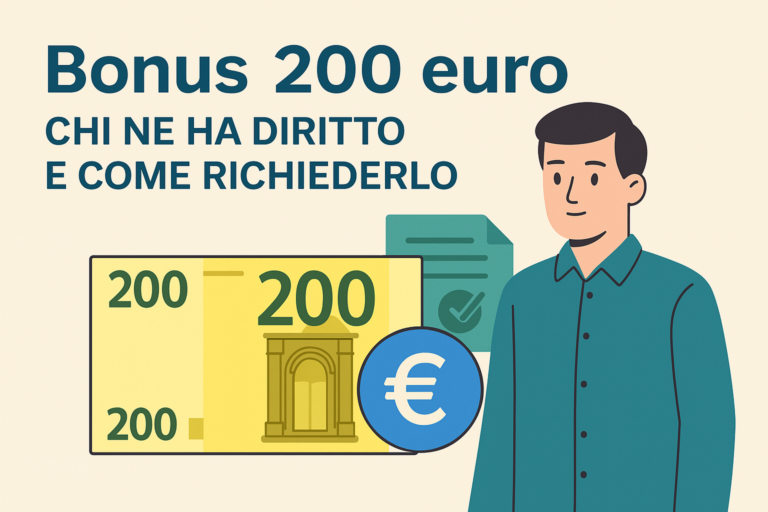 Bonus 200 euro 2025: chi ne ha diritto e come richiederlo
