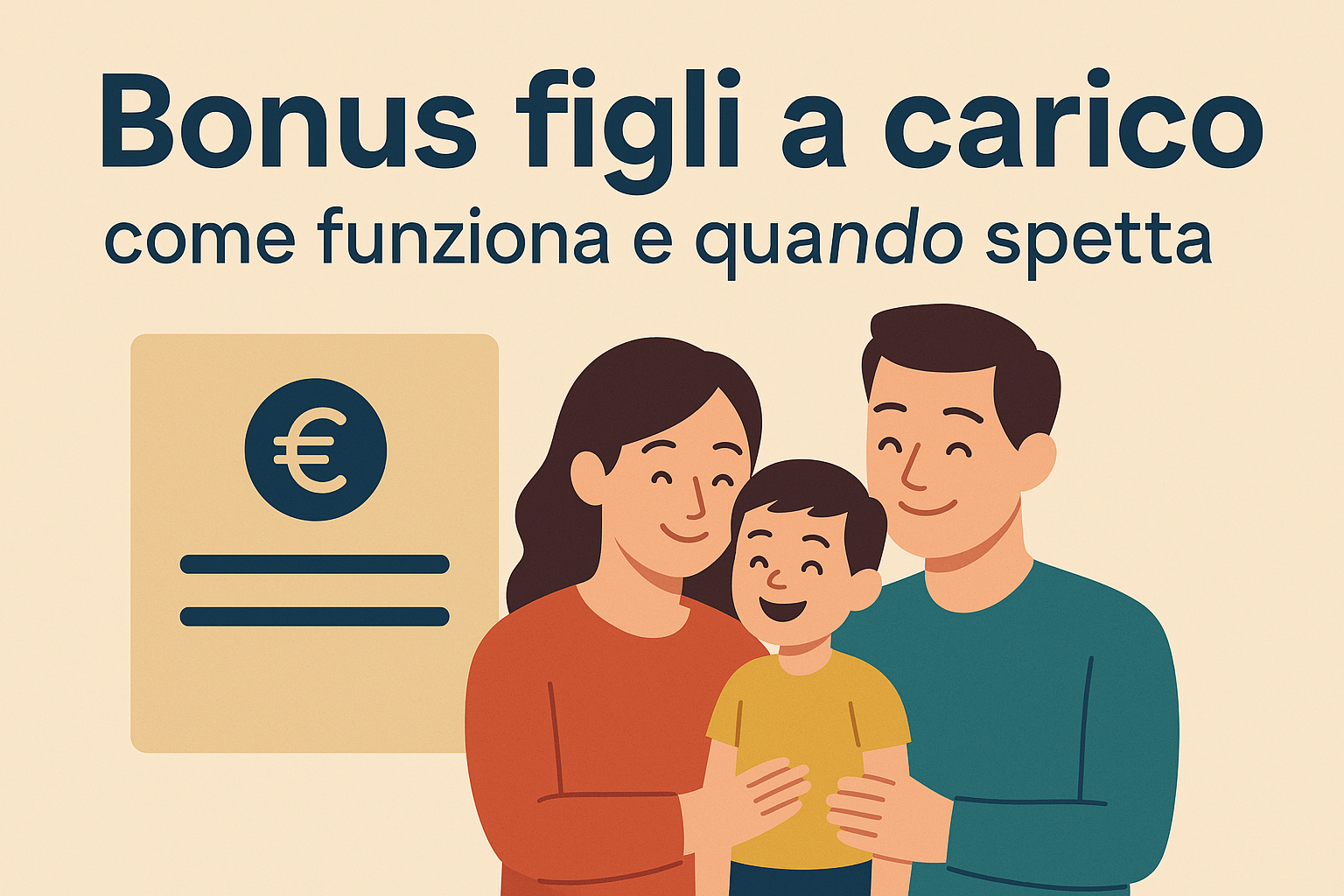 Bonus figli a carico 2025: cos’è, a chi spetta e come richiederlo Bonus figli a carico 2025: cos’è, a chi spetta e come richiederlo