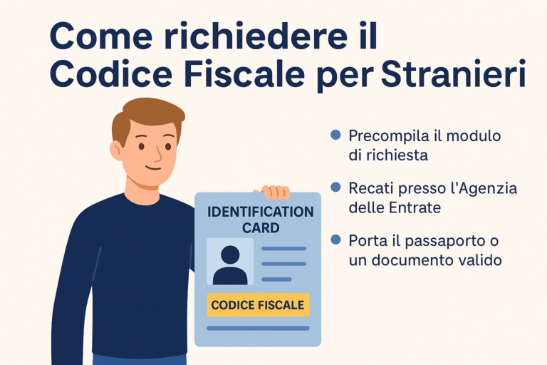Come richiedere il codice fiscale per stranieri