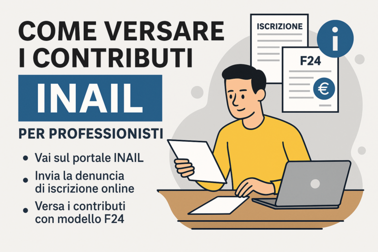 Come versare i contributi INAIL per professionisti: guida semplice Come versare i contributi INAIL per professionisti: guida semplice