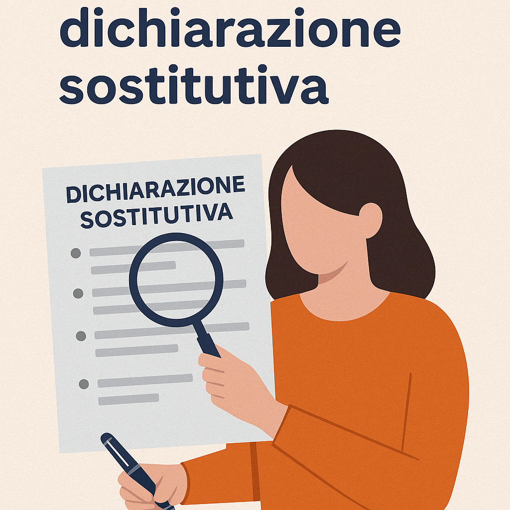 Cosa inserire in una dichiarazione sostitutiva Cosa inserire in una dichiarazione sostitutiva