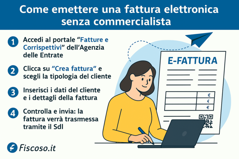 Come emettere una fattura elettronica senza commercialista Come emettere una fattura elettronica senza commercialista