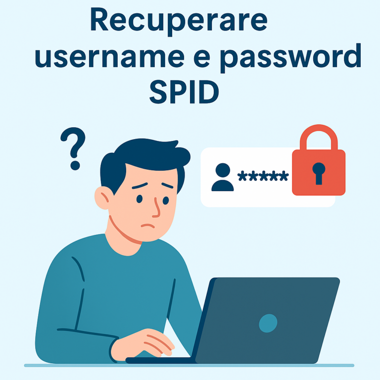 Come recuperare username e password SPID