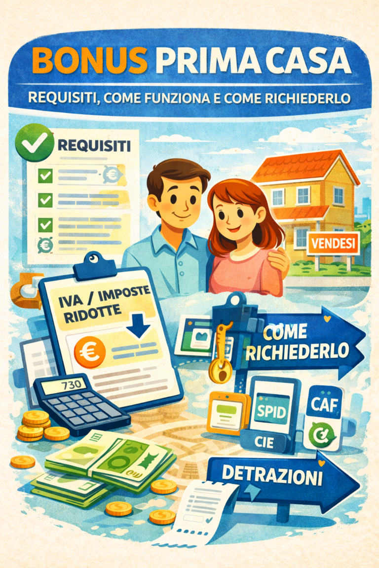 Bonus prima casa: requisiti, come funziona e come richiederlo Bonus prima casa: requisiti, come funziona e come richiederlo