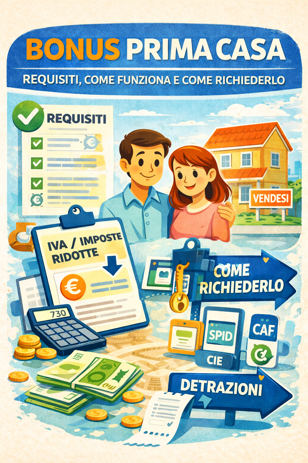 Bonus prima casa: requisiti, come funziona e come richiederlo