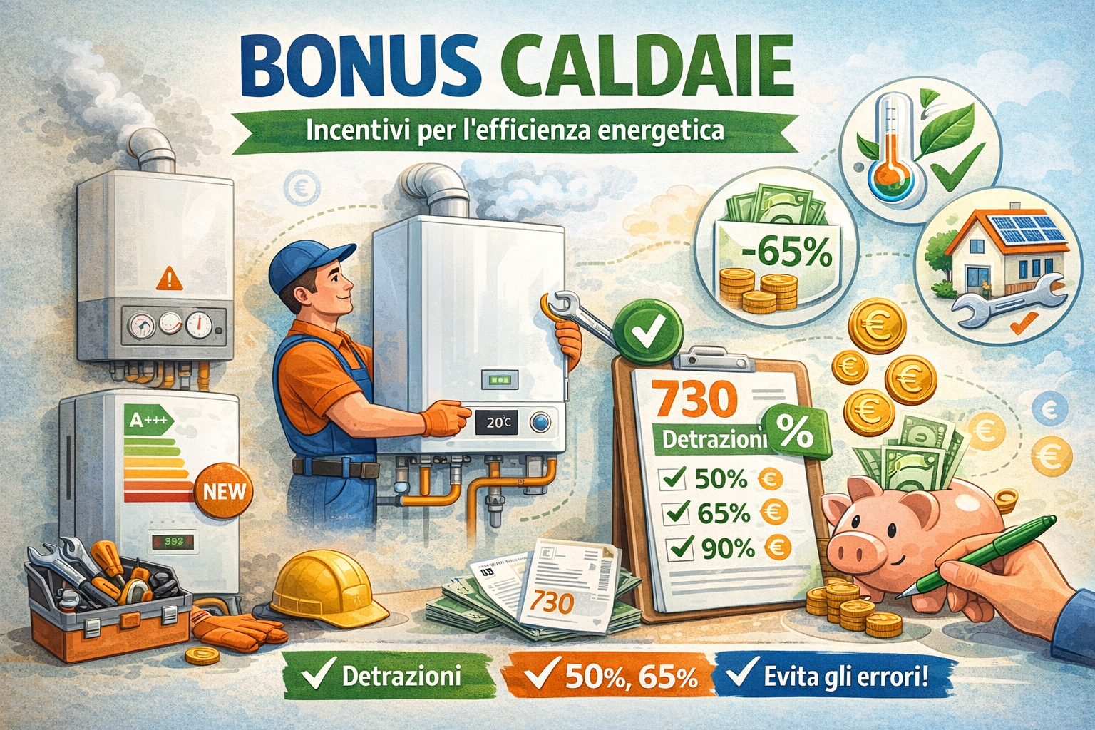 Bonus caldaie: requisiti, come funziona e come richiederlo