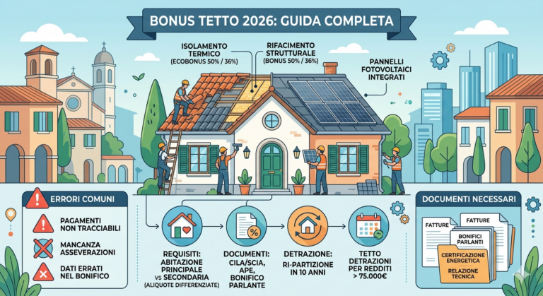 Bonus tetto: requisiti, come funziona e come richiederlo Bonus tetto: requisiti, come funziona e come richiederlo