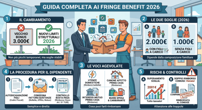 Bonus 3000 euro (Fringe Benefit): requisiti, come funziona e come richiederlo